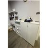 Image 1 : White IKEA office storage combination unit (does not include paperwork, documents)