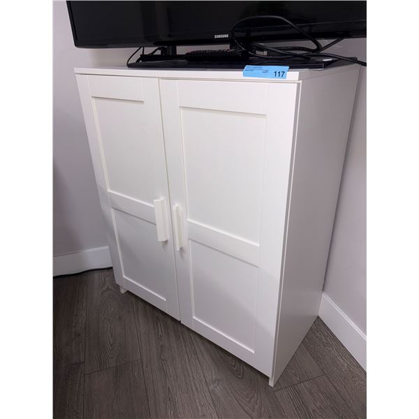 IKEA White 2-Door Accent Storage Cabinet