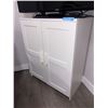 Image 1 : IKEA White 2-Door Accent Storage Cabinet