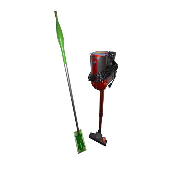 iwoly V600 Corded Stick Vacuum & Microfiber Floor Mop