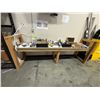 Image 1 : Heavy-Duty Industrial Workbench/ Countertop - approx. 115in L x 25in D x 43in H (contents not includ