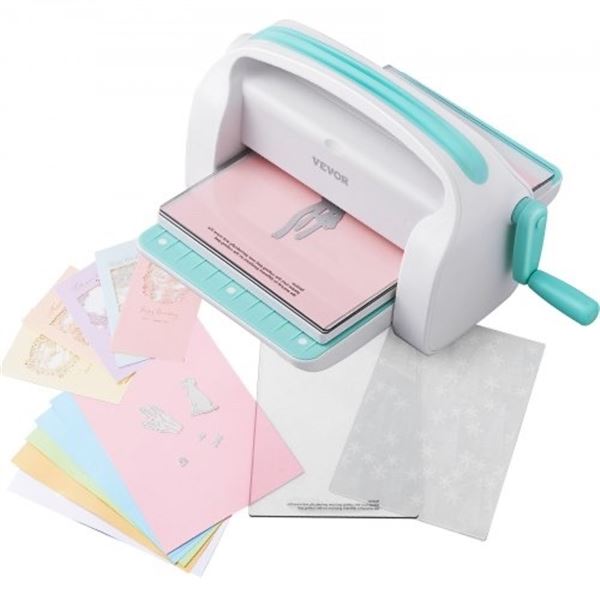 Brand New 9” Manual Die Cutting & Embossing Machine – Complete Craft Kit