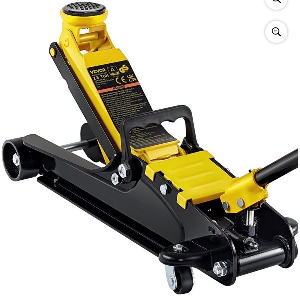 Brand New 2.5-Ton Low-Profile Hydraulic Steel Floor Jack