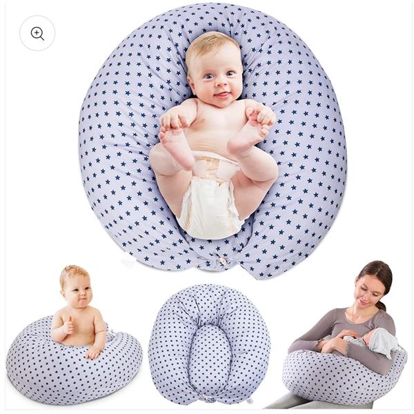 Brand New Chilling Home 47” C-Shaped Maternity & Nursing Pillow – Grey
