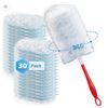 Image 1 : Brand New JEHONN Disposable Microfiber Duster Kit with Short Handle – Red