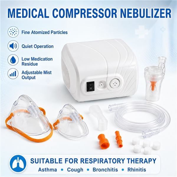 Brand New NEB-KS-006 Portable Compressor Nebulizer Kit