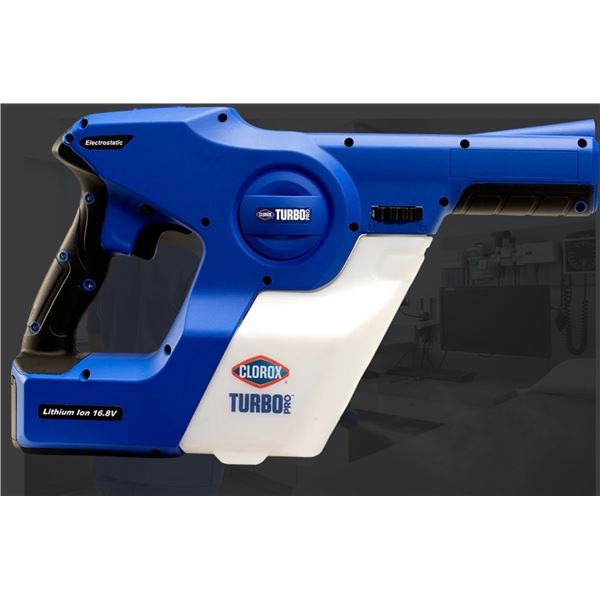 Brand New Clorox TurboPro Cordless Electrostatic Disinfectant Sprayer – 16.8V
