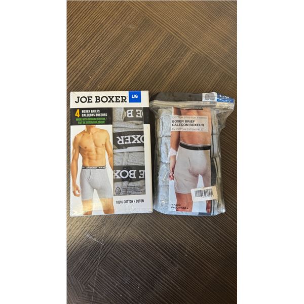 Brand New Men’s Boxer Briefs Bundle – 8 Pieces- Size L