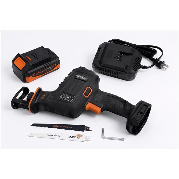 Customer Returned TACKLIFE 20V MAX Cordless Reciprocating Saw Kit