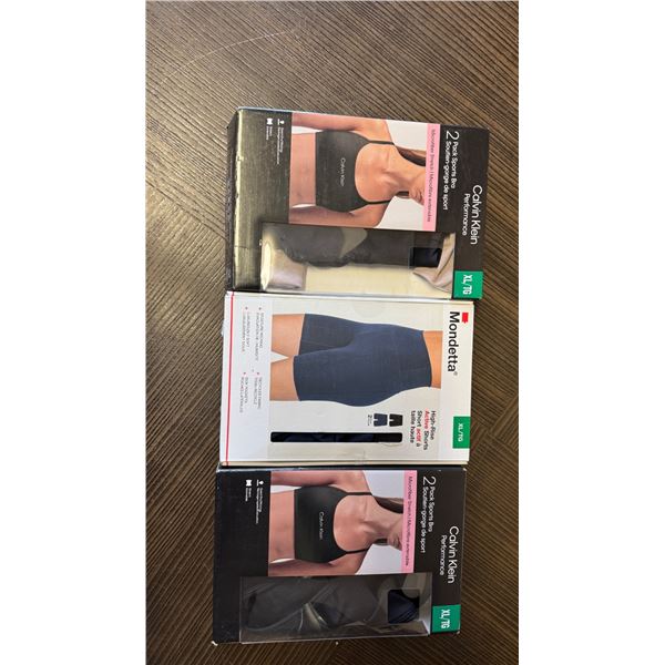 Brand New 6-Piece Calvin Klein & Mondetta Women’s Activewear Lot – Size XL