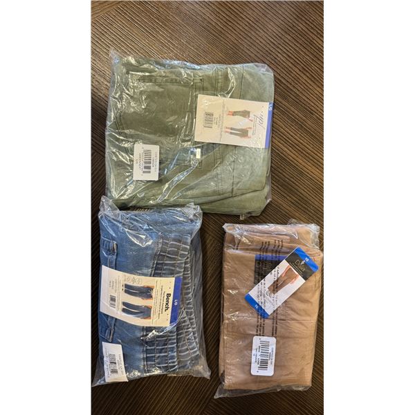 Brand New 3-Piece Women’s Pants Lot – Jones New York, Bench & Dalila – Si