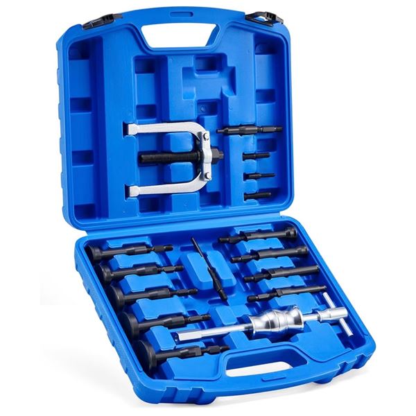 Brand New OMT 16-Piece Blind Hole Bearing Race & Seal Puller Kit with Slide Hammer