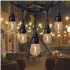 Image 1 : Customer Returned Commercial-Grade Outdoor LED Edison String Lights – Weather-Resistant