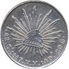 Image 1 : 1887 Ca MM MEXICO SILVER 8 REALES-AU