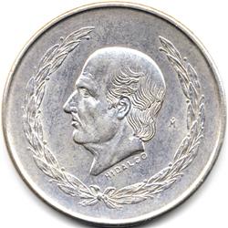 1952 Mo MEXICO SILVER CINCO PESOS-CH BU+