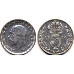 1926 GREAT BRITIAN SILVER 3 PENCE-NICE