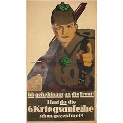 Idh Gehe Hinaus An Die Front! Hast Du Die 6 Kriegsanlethe schon gezeidhnet?I Go to the Front - Have 