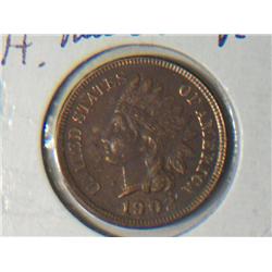 1902 AU ++ INDIAN HEAD CENT