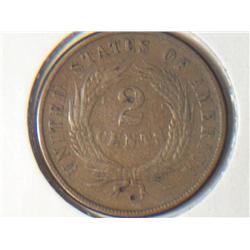 1865 MS-63 2  CENT U.S.