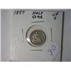 Image 2 : 1857 VF +  HALF DIME