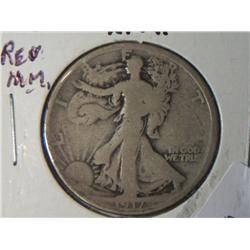 1917-S VF WALKING LIBERTY 1/2 DOLLAR