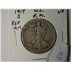 Image 2 : 1917-S VF WALKING LIBERTY 1/2 DOLLAR