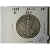 Image 2 : 1918-D VF WALKING LIBERTY 1/2 DOLLAR