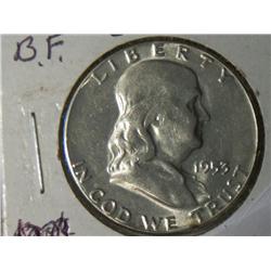 1953-P MS-64 BEN FRANKLIN 1/2 DOLLAR