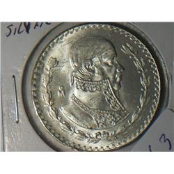 1966 BU GEM MEXICO DOLLAR