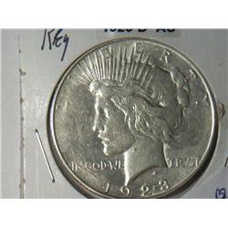 1923-D AU PEACE DOLLAR