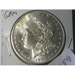 1904-O MS-65 GEM MORGAN DOLLAR