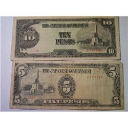 1940's  5 AND 10 PESOS