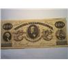 Image 1 : 1862 CONFEDERATE $100.00 BILL COPY