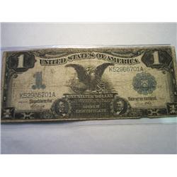 1899 FINE BLACK EAGLE LARGE NOTE 