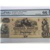 1850's PMG-66 LARGE $50.00 NOTE