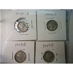 XF MERCURY DIMES
