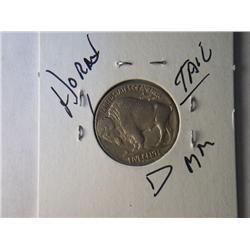 1913-D XF TYPE 2 BUFFALO NICKEL