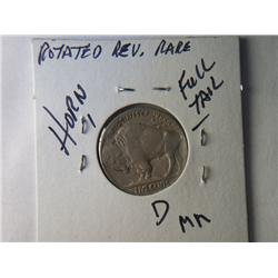 1913-D XF TYPE 2 BUFFALO NICKEL