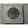 Image 1 : 1892  COLUMBIAN 1/2 DOLLAR