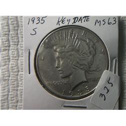 1935-S PEACE DOLLAR