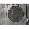 1891-P MORGAN DOLLAR