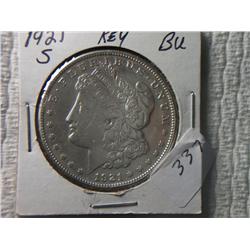 1921-S MORGAN DOLLAR