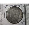 Image 1 : 1884-S MORGAN DOLLAR