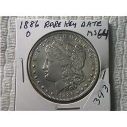 1886-O MORGAN DOLLAR