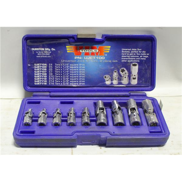 VIM TOOLS UJET 100 UNIVERSAL JOINT E-TORX SOCKET