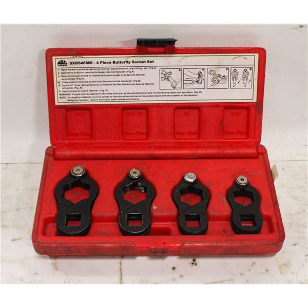 MAC TOOLS SXBS46MM 4 PIECE BUTTERFLY SOCKET SET
