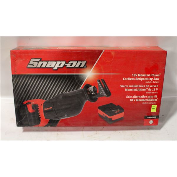 SNAP-ON CTRS8850WB 18-VOLT CORDLESS RECIPROCATING
