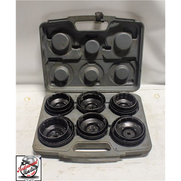 16-PIECE SET OF OIL FILTER SOCKETS
