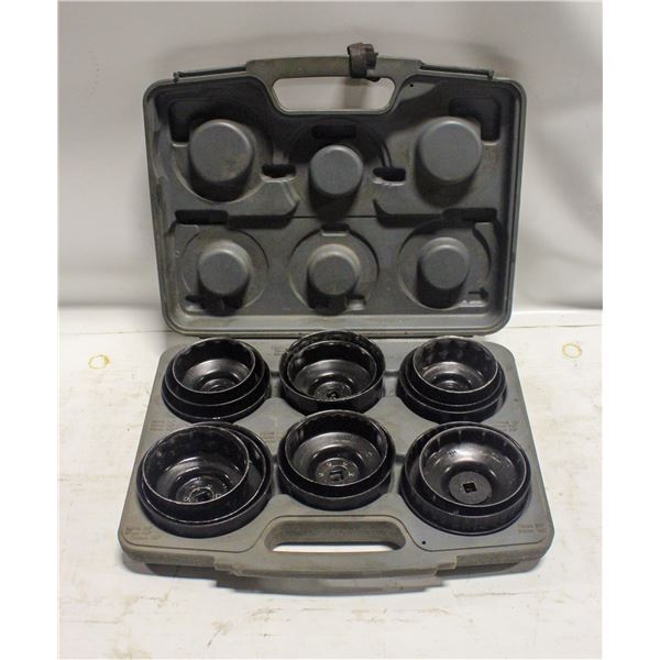 16-PIECE SET OF OIL FILTER SOCKETS