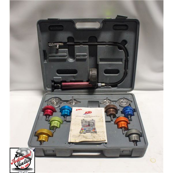 ADT 3305 10-PIECE RADIATOR PRESSURE TESTER ADAPTOR